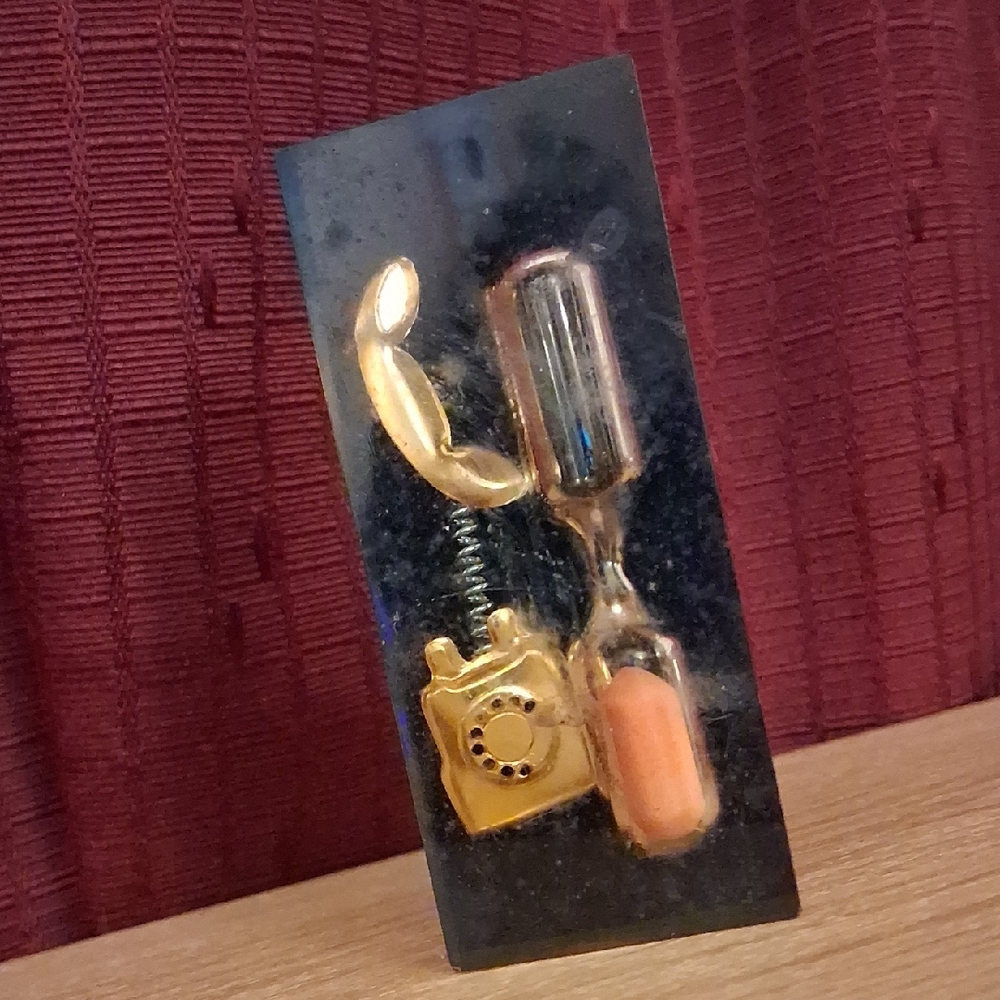 3-minute Telephone Call / Egg Timer - Vintage - Picture 1 of 5